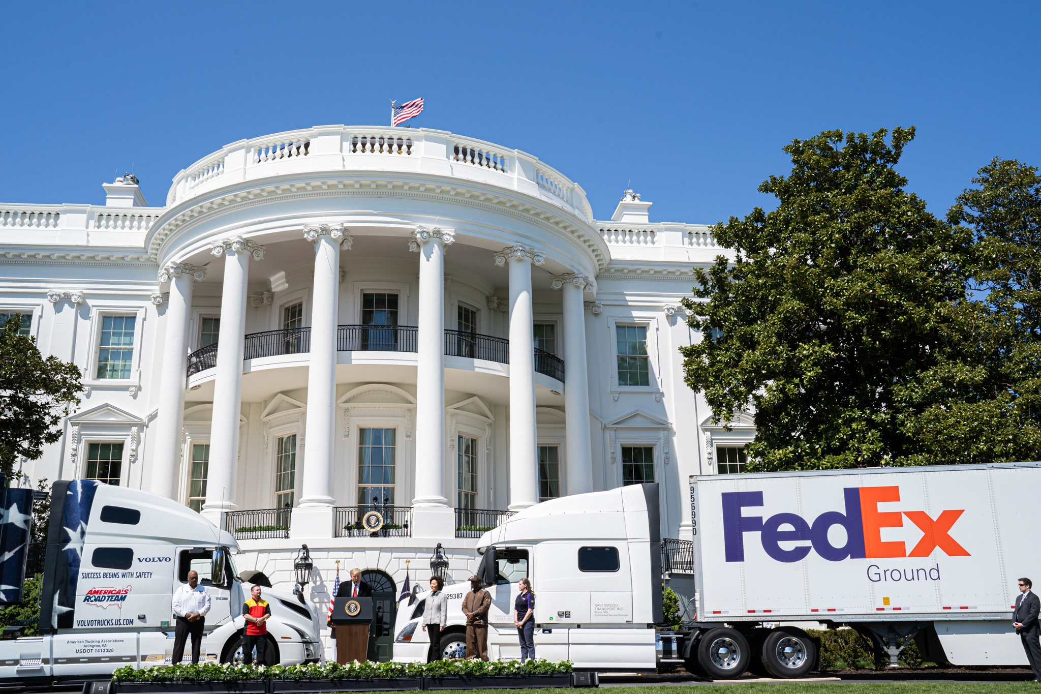 Truckers at the White House