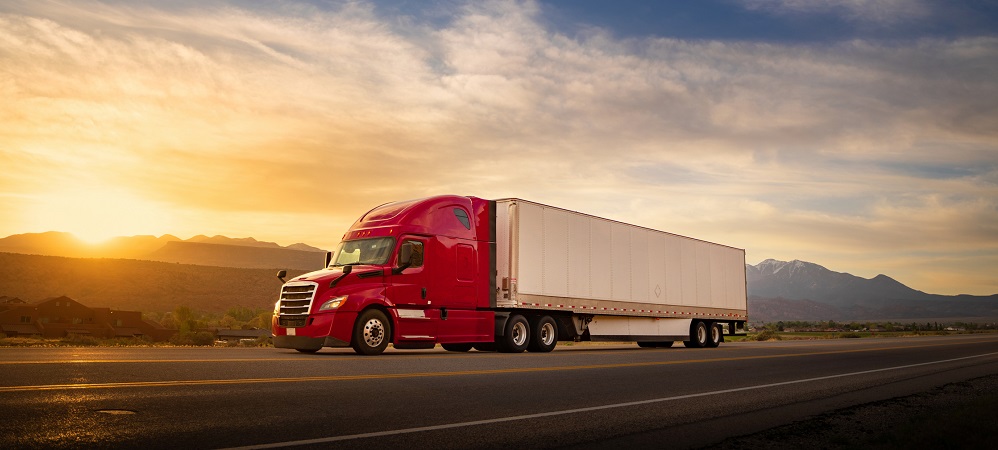 Truck at Sunset