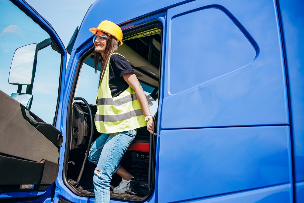 Young Truck Driver Apprentice