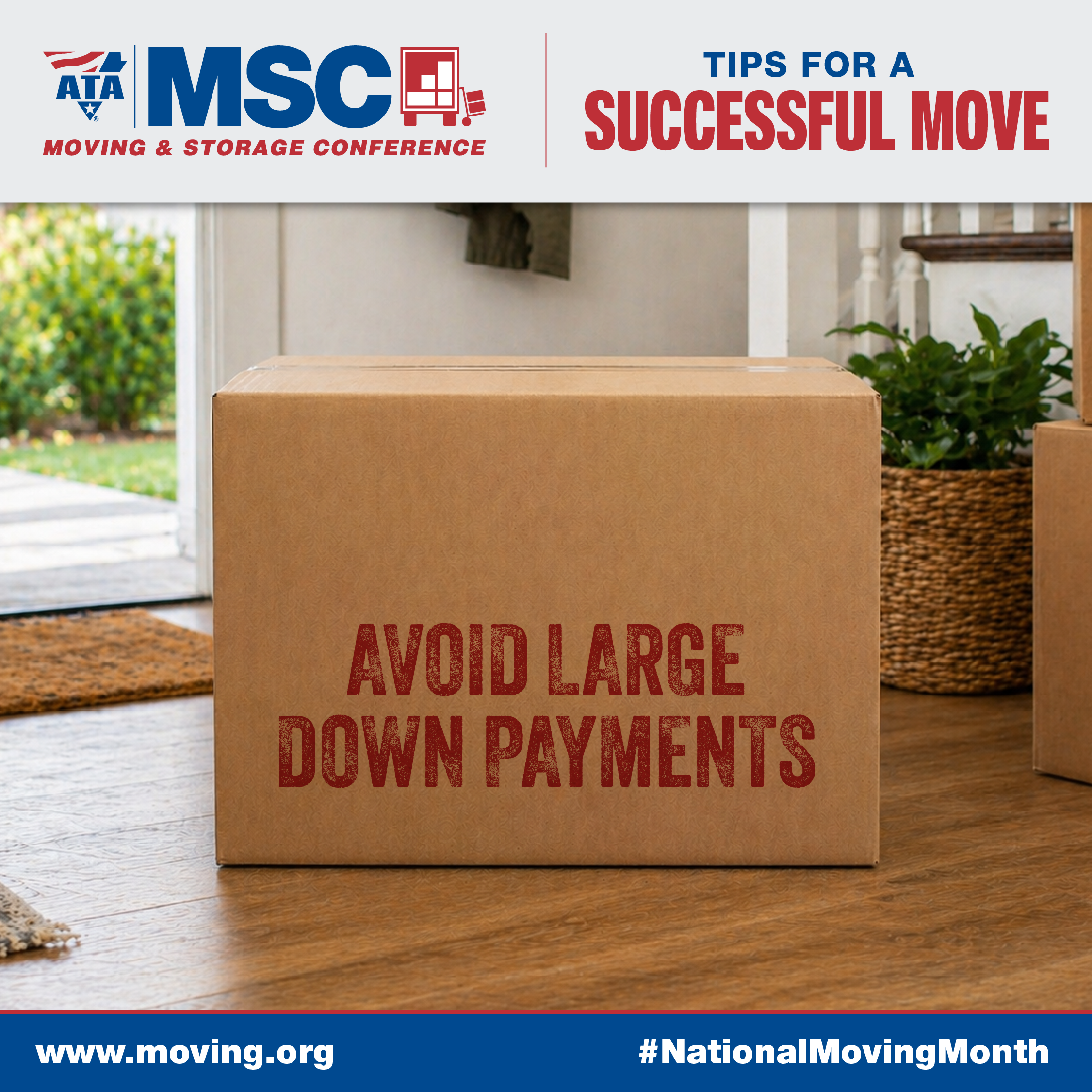 Avoid large down payments